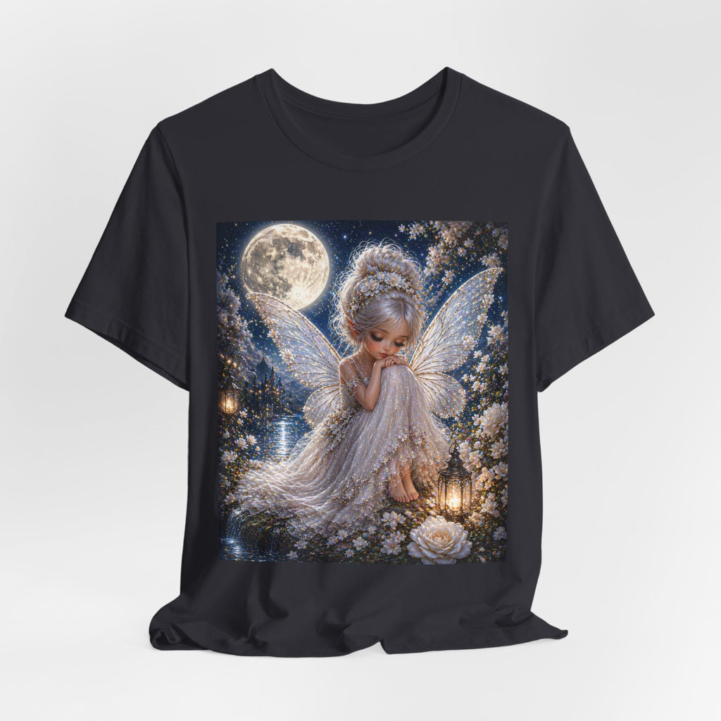 Moonlit Fairy T‑Shirt — Cute Angelic Fairy Graphic Tee