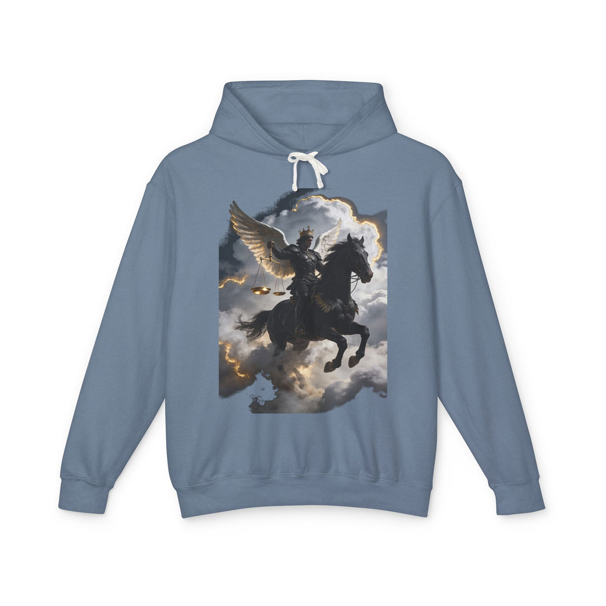 The black horse from Revelation 6:5-6-hoodie!