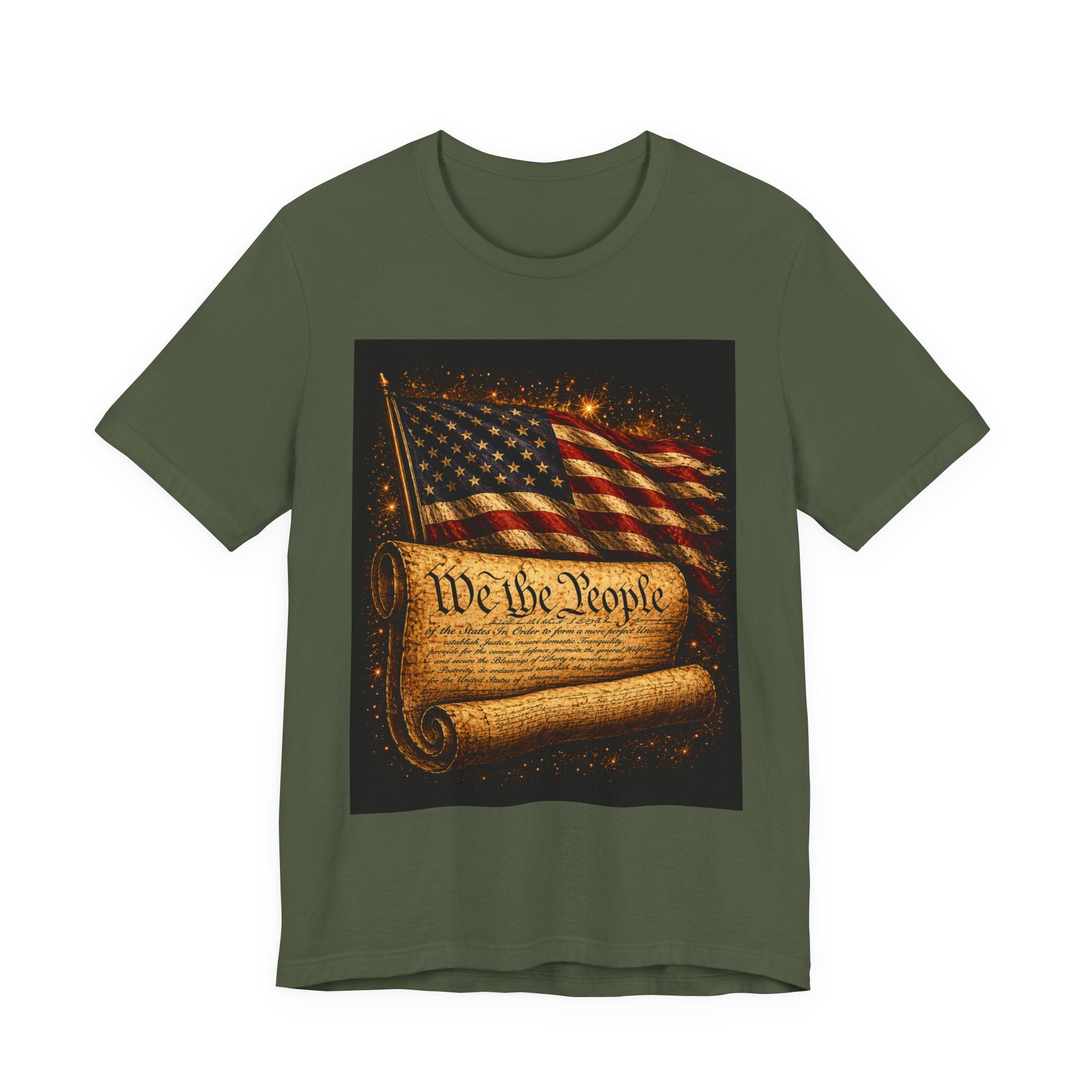Patriotic "We the People" Constitution T-Shirt — American Flag Independence Day Tee