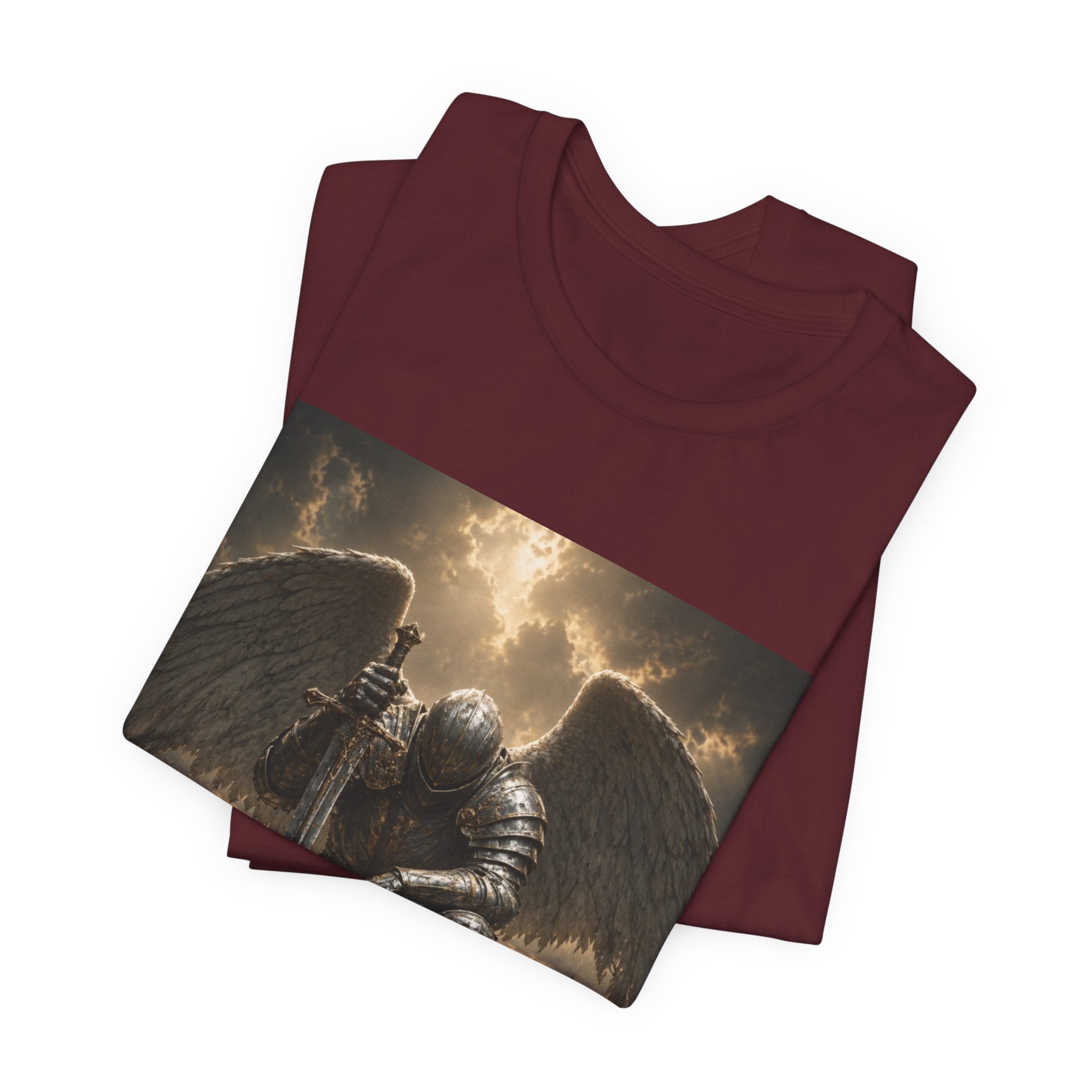 Angel Knight T-Shirt — Gothic Dark  Armor Tee