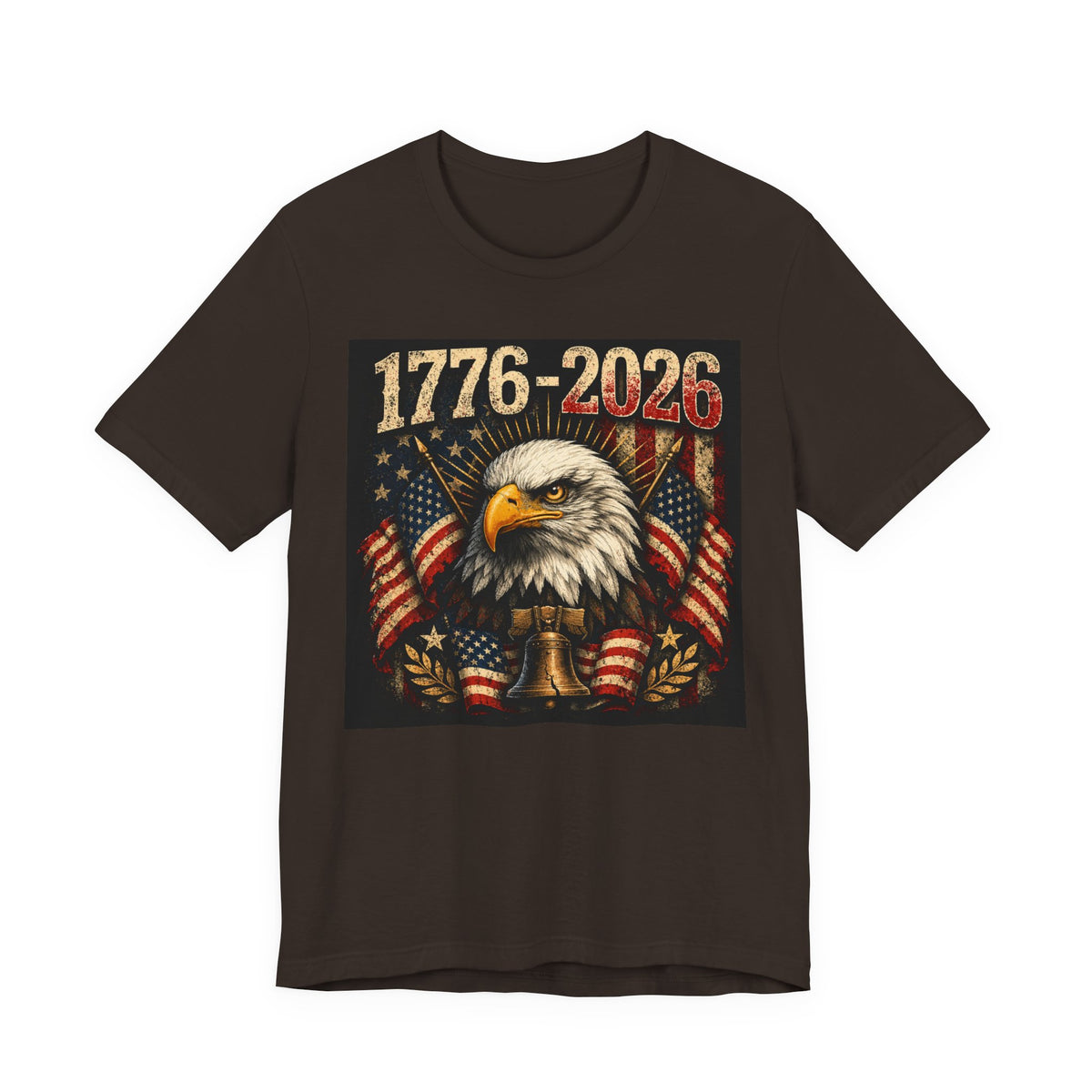 1776-2026 Eagle Flag T-Shirt — Patriotic 250th Anniversary Tee
