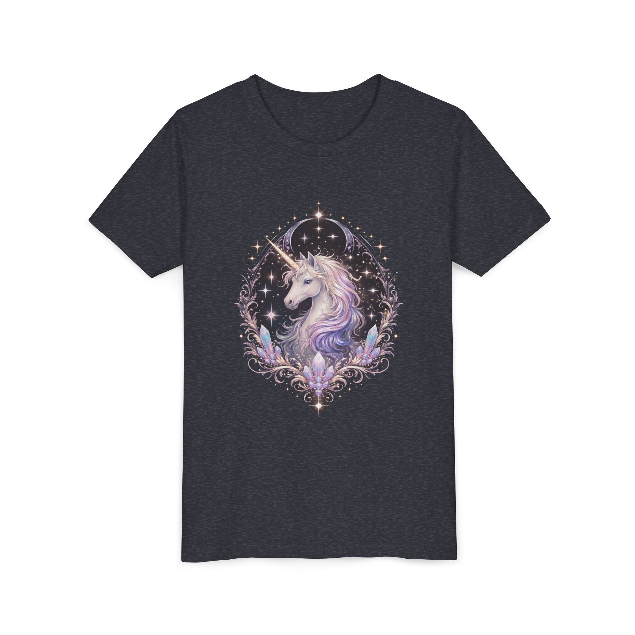 Youth Unicorn Tee — Magical Sparkle Design for Kids