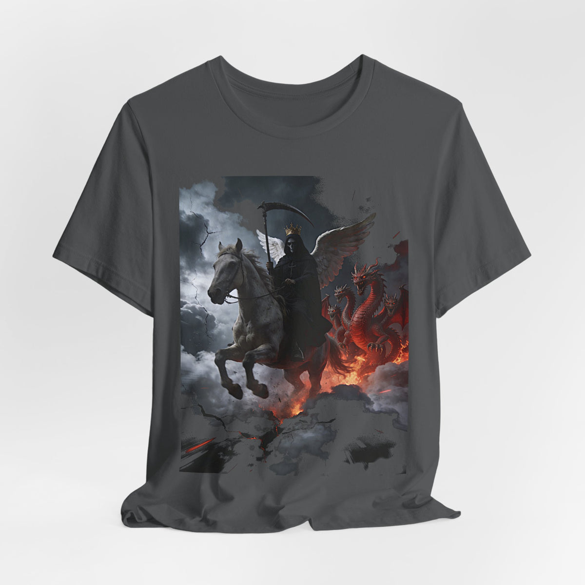 The Pale horse from Revelation 6:7-8-End of Times- Graphic T-Shirt