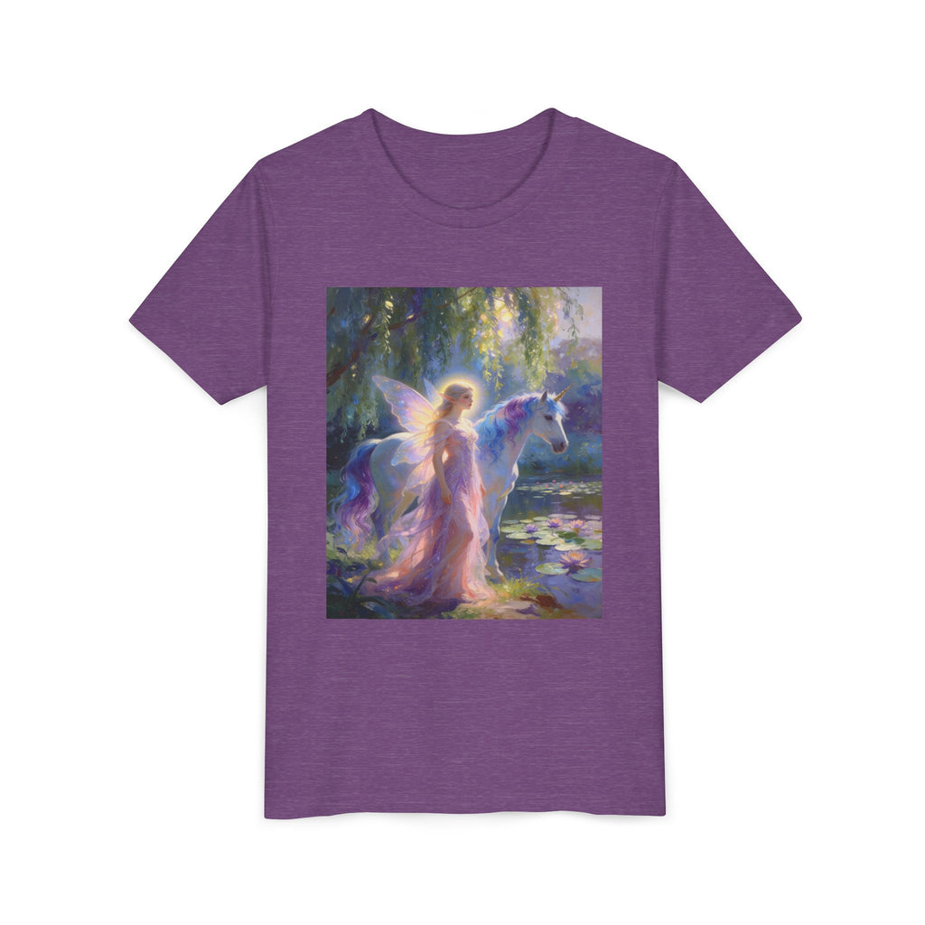Youth Tee — Enchanted Fairy and Unicorn Graphic Tee
