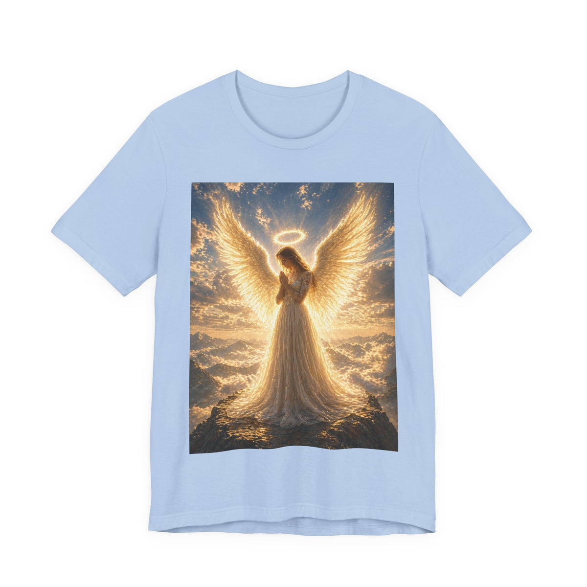 Angle praying Unisex Jersey Short Sleeve Tee