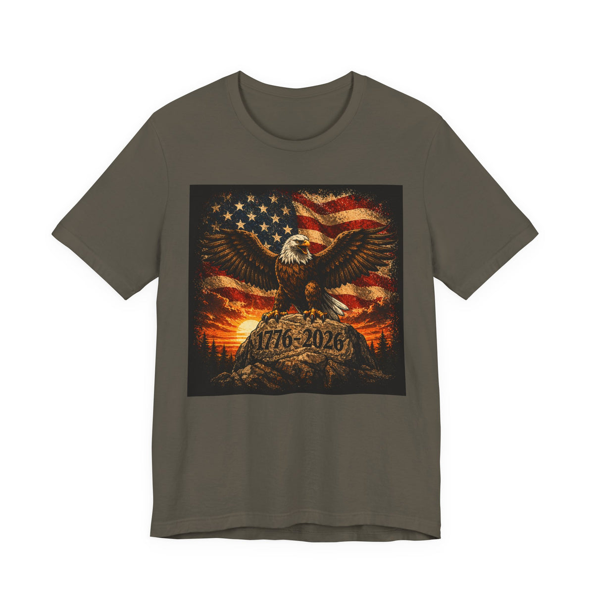 Patriotic Eagle 1776–2026 T-Shirt