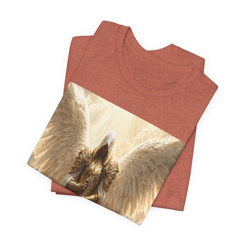 Guardian Angel Graphic Tee — Golden Archangel Design