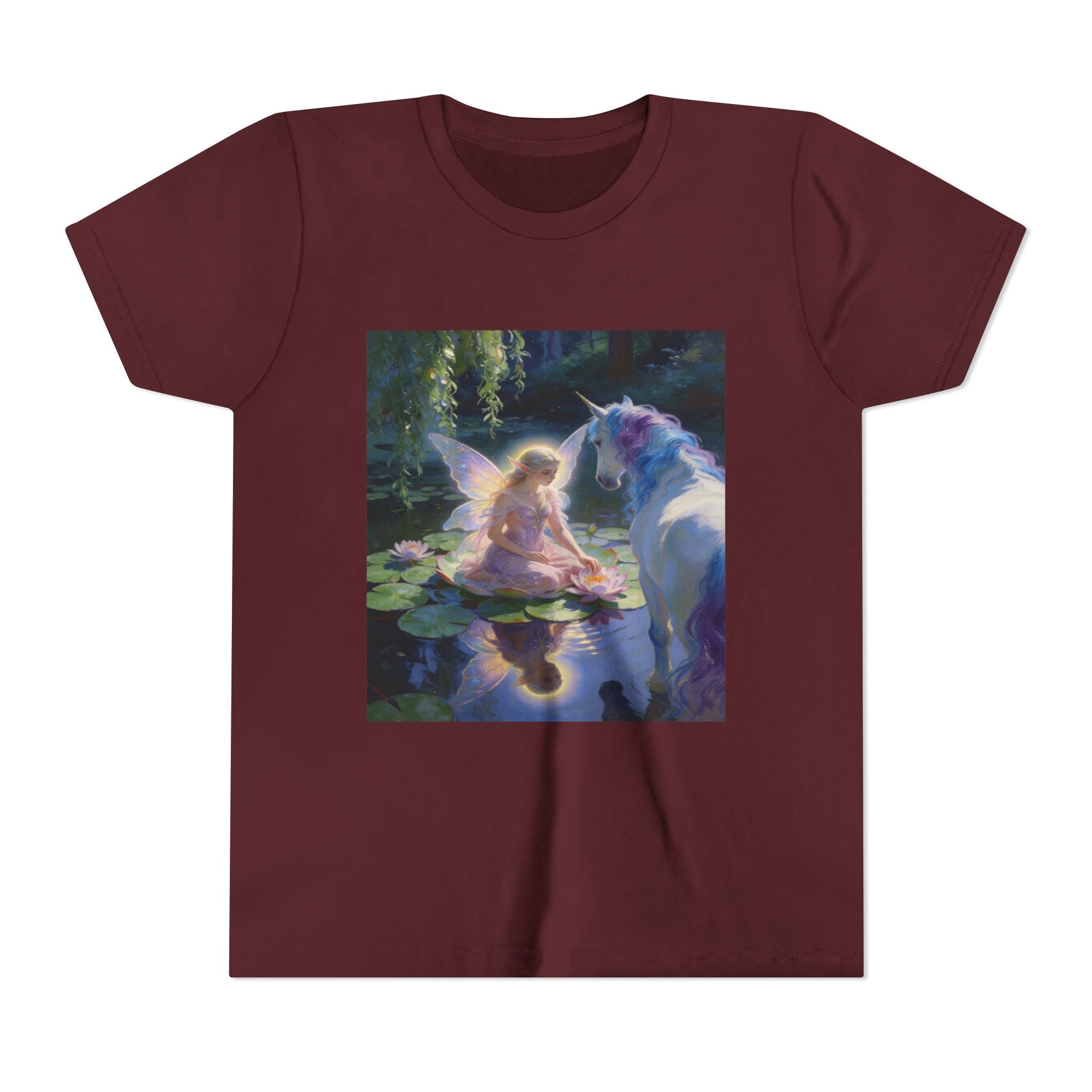 Youth Tee — Fairy and Unicorn Magic Print