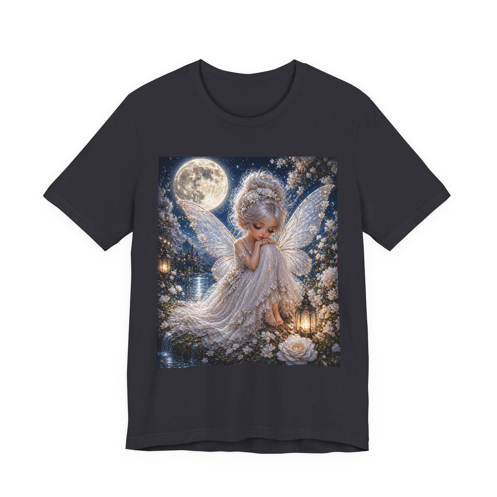 Moonlit Fairy T‑Shirt — Cute Angelic Fairy Graphic Tee