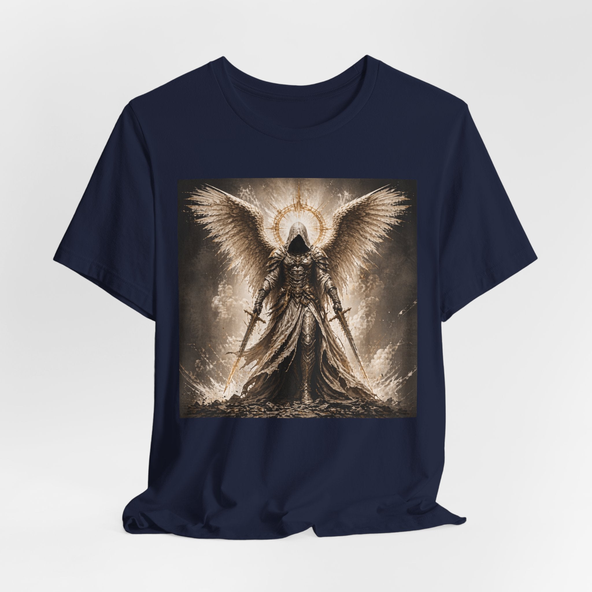 Angel Warrior T-Shirt — Gothic Archangel Graphic Tee
