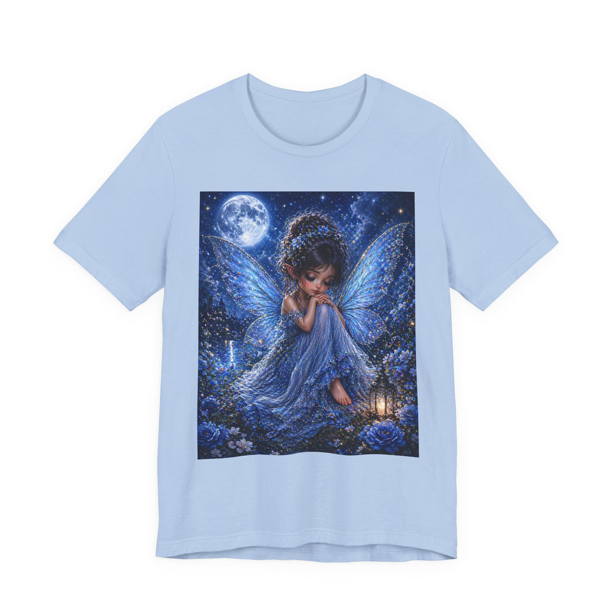 Blue Moon Fairy T-Shirt — Nighttime Fantasy Angel Tee