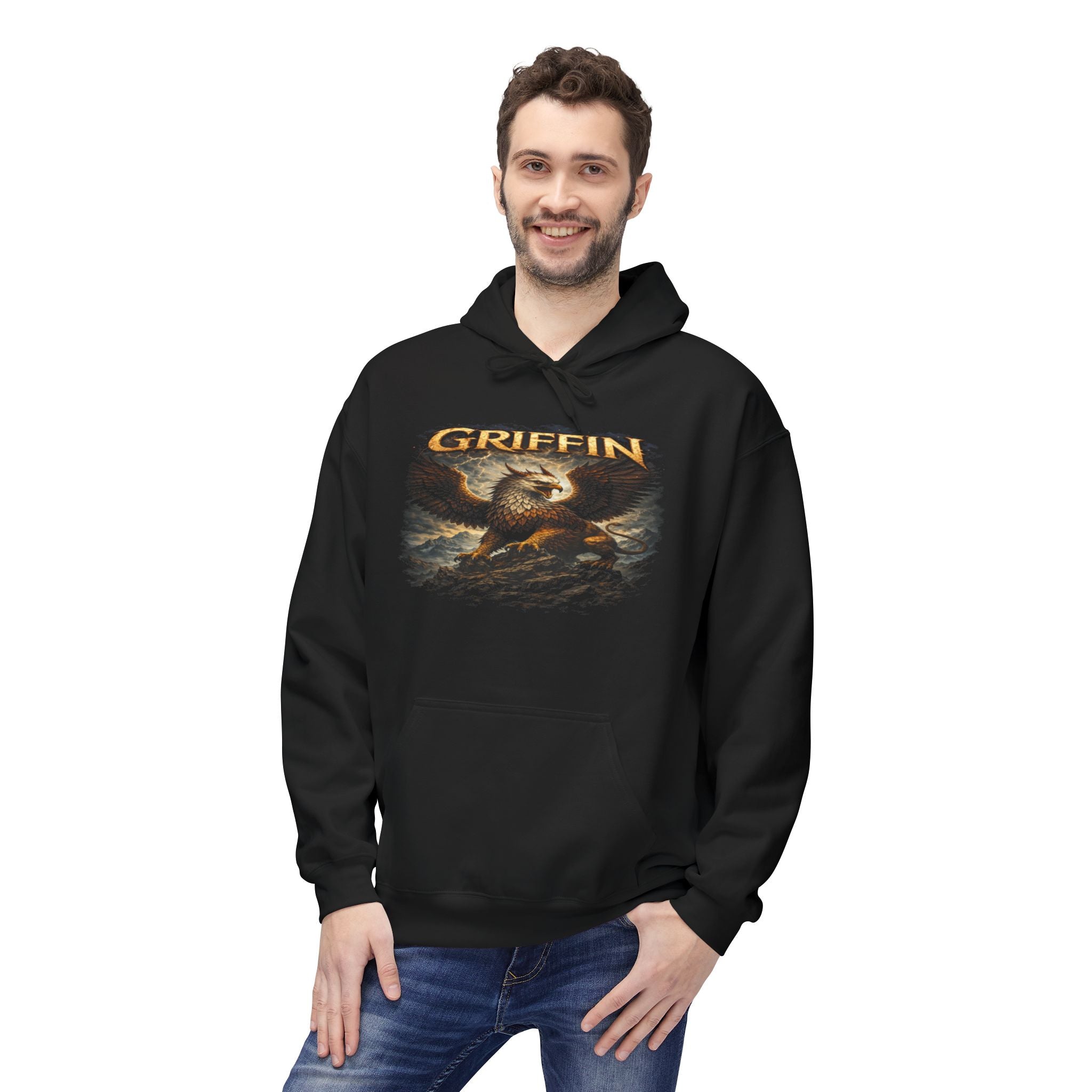 The Griffin-Unisex Midweight Softstyle Fleece Hoodie