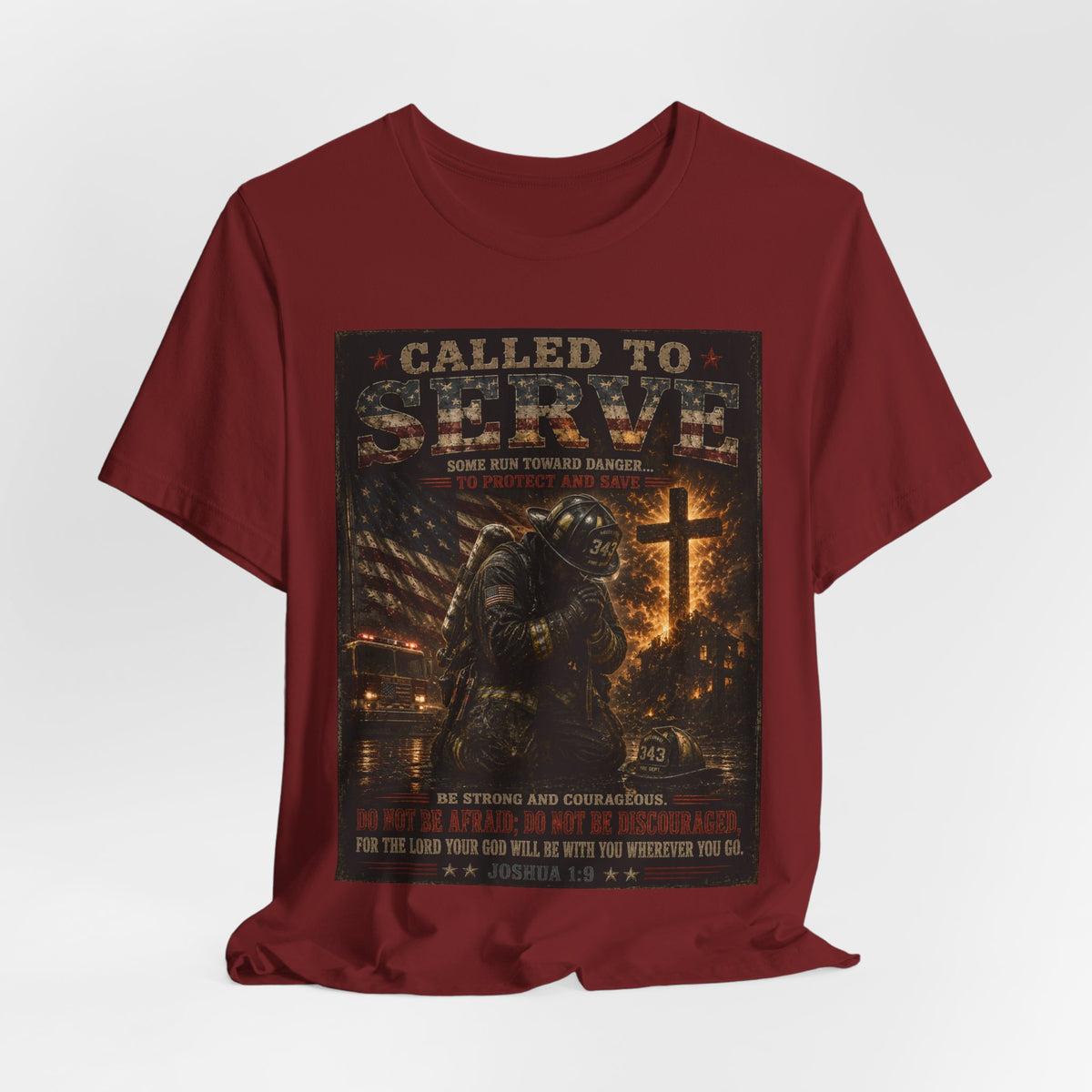 Called to Serve Graphic Tee — Military Christian Prayer T-Shirt
