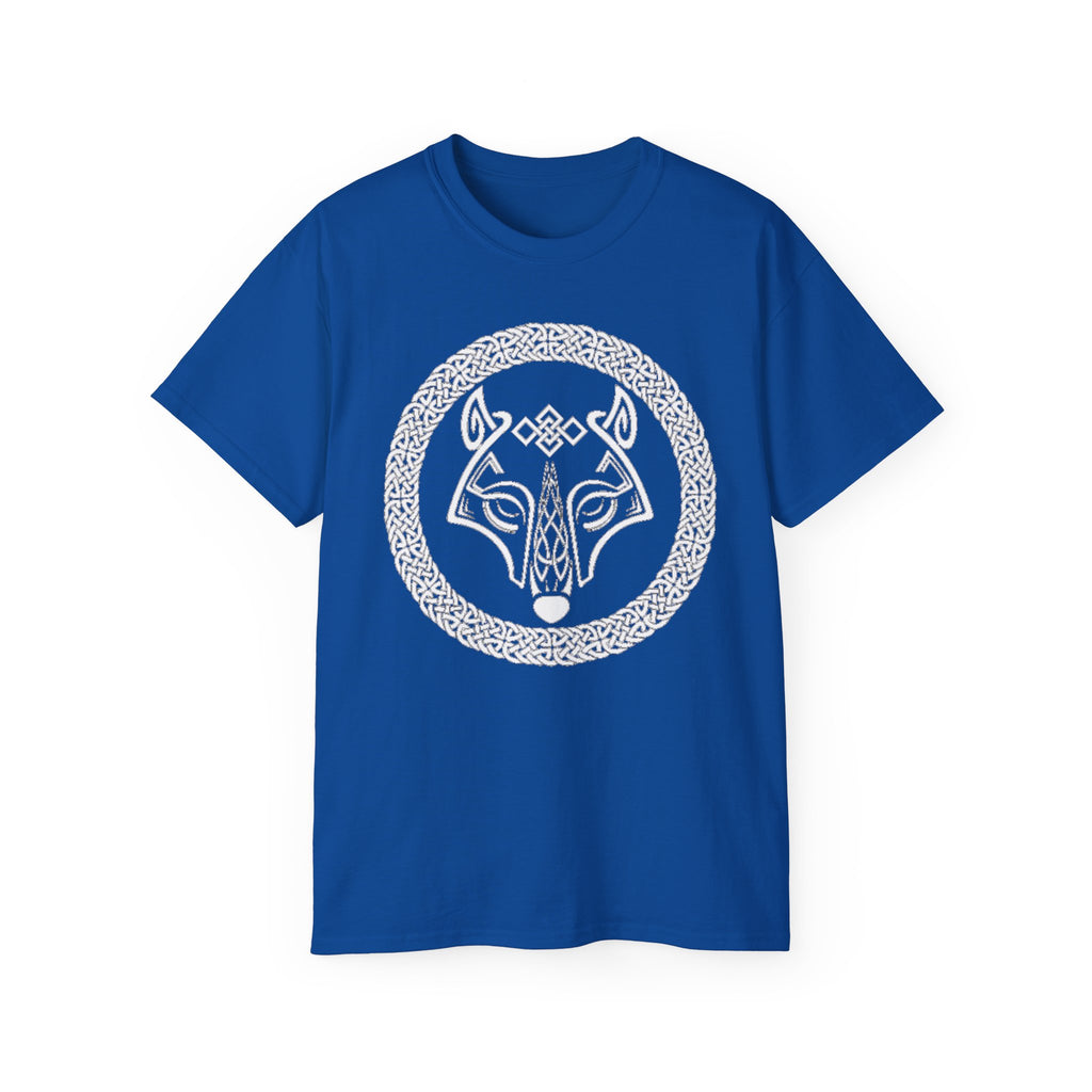 Celtic Wolf T-Shirt — Norse Knotwork Wolf Head Tee