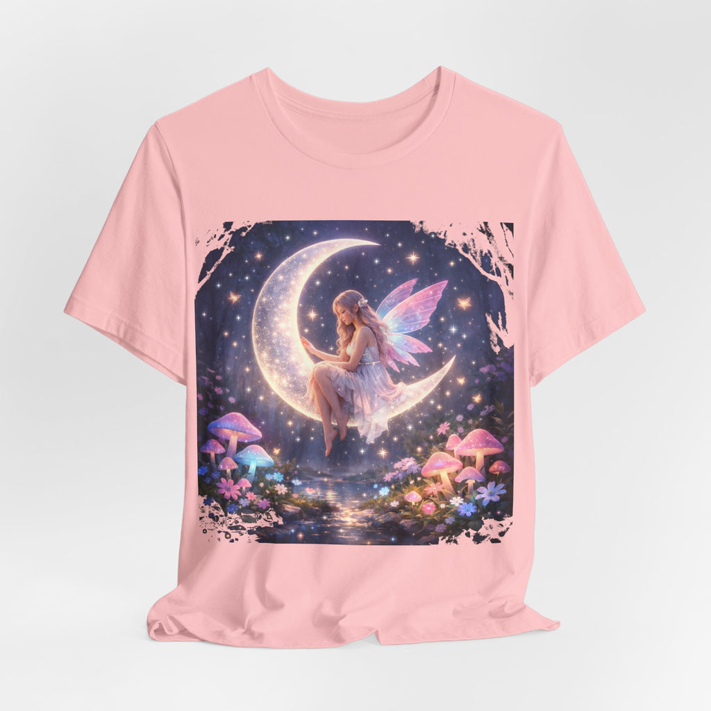 Fairy on the Moon T-Shirt — Magical Night Garden Fairy Tee