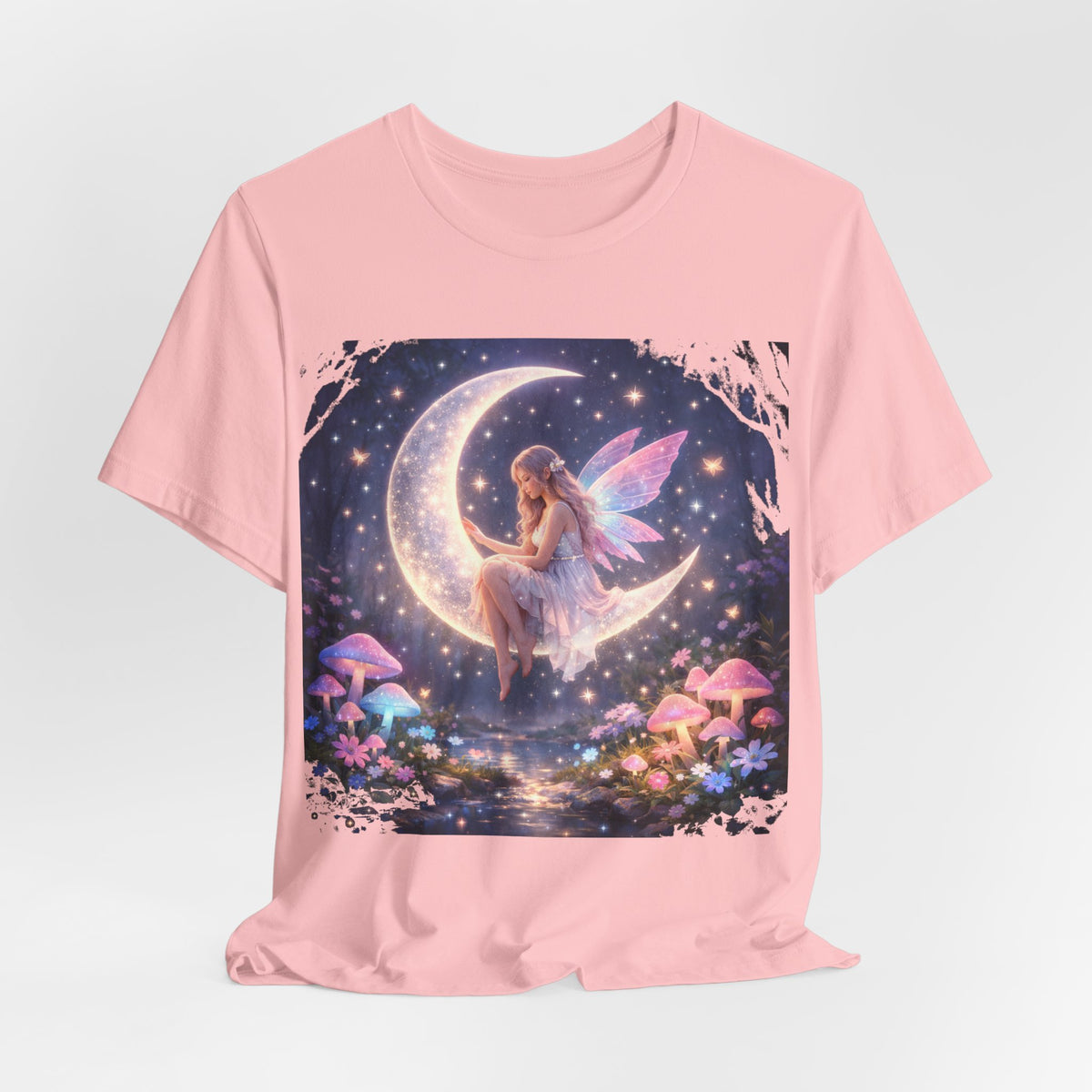 Fairy on the Moon T-Shirt — Magical Night Garden Fairy Tee