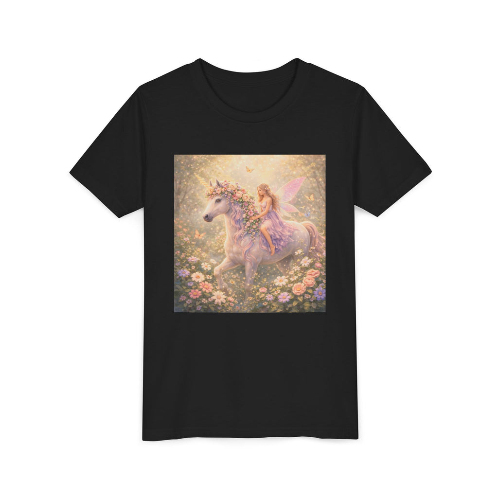 Youth Tee — Magical Unicorn Fairy Ride Kids T‑Shirt