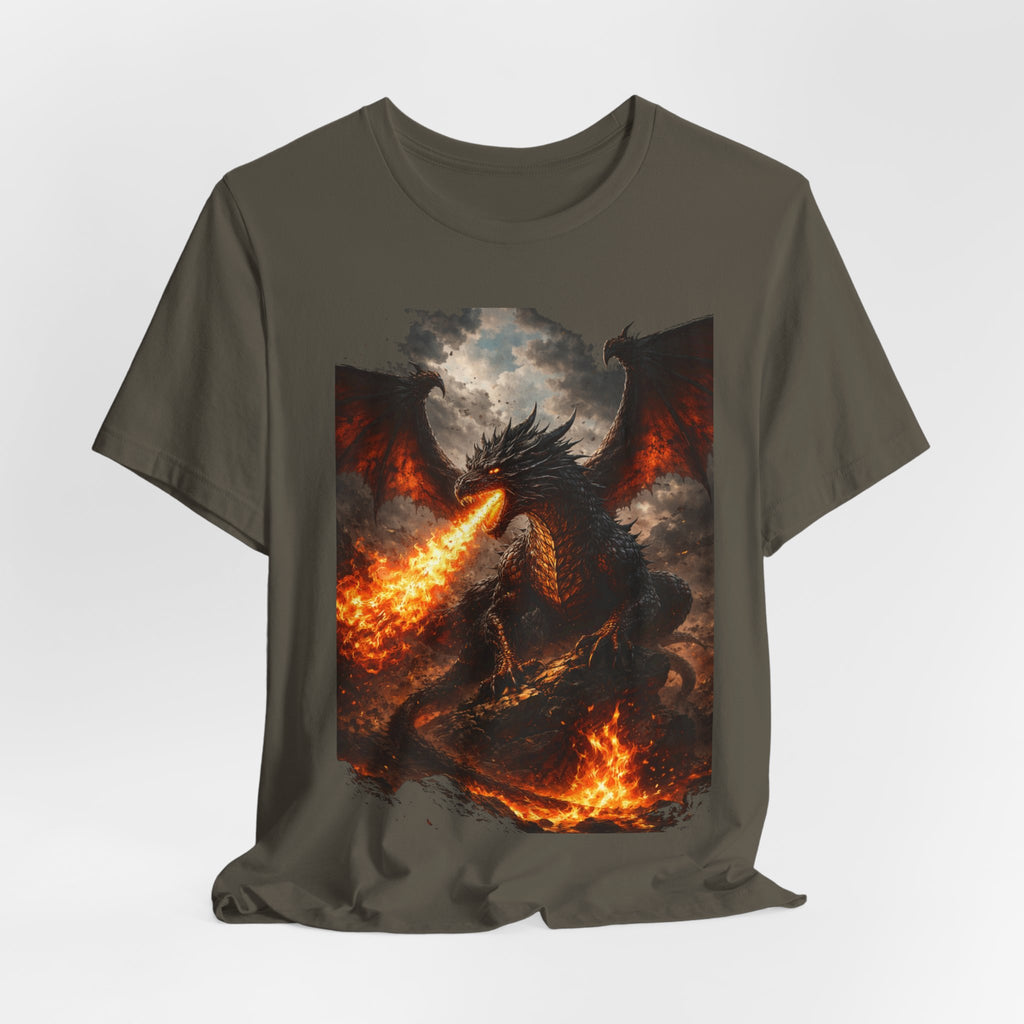 Dragon Fire T‑Shirt — Fiery Fantasy Graphic Tee