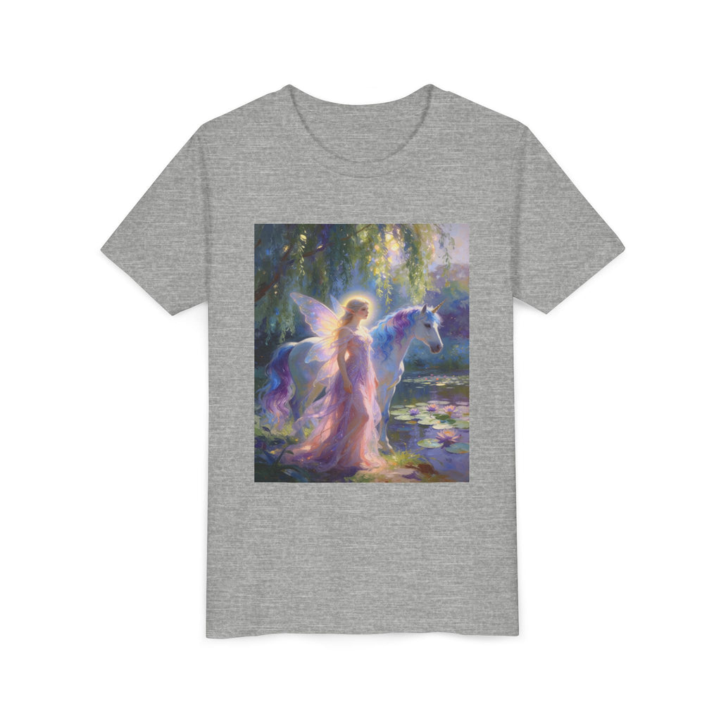 Youth Tee — Enchanted Fairy and Unicorn Graphic Tee