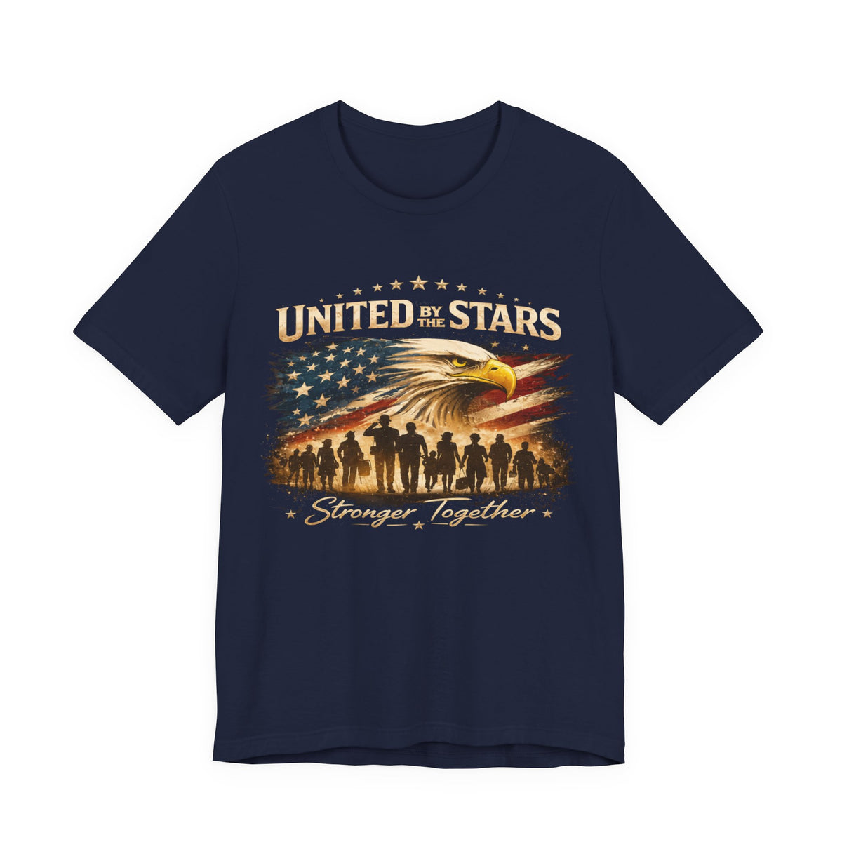 United We Stand- Eagle T-Shirt — Stronger Together 2026 Patriotic Tee