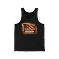 Freedom Flag Tank Top — "We Stand for Freedom" Patriotic American Flag Tank