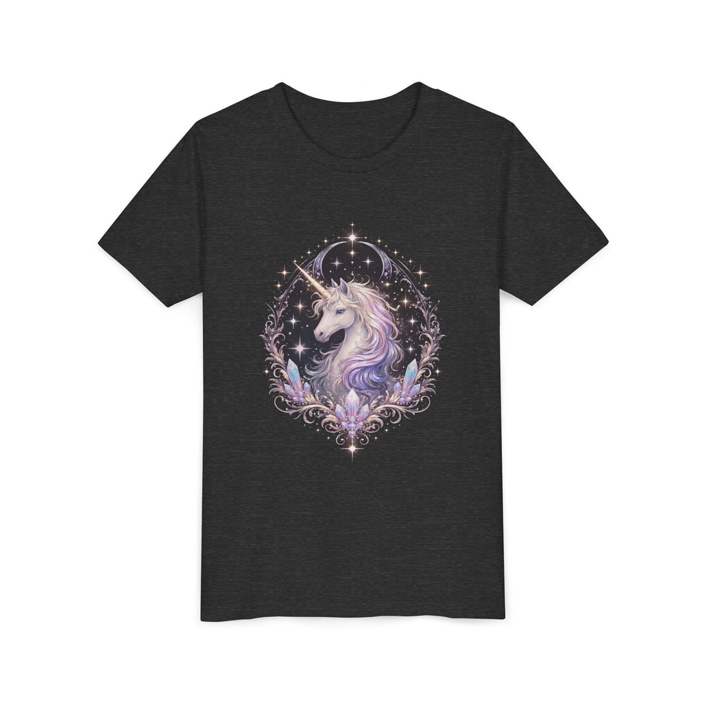 Youth Unicorn Tee — Magical Sparkle Design for Kids