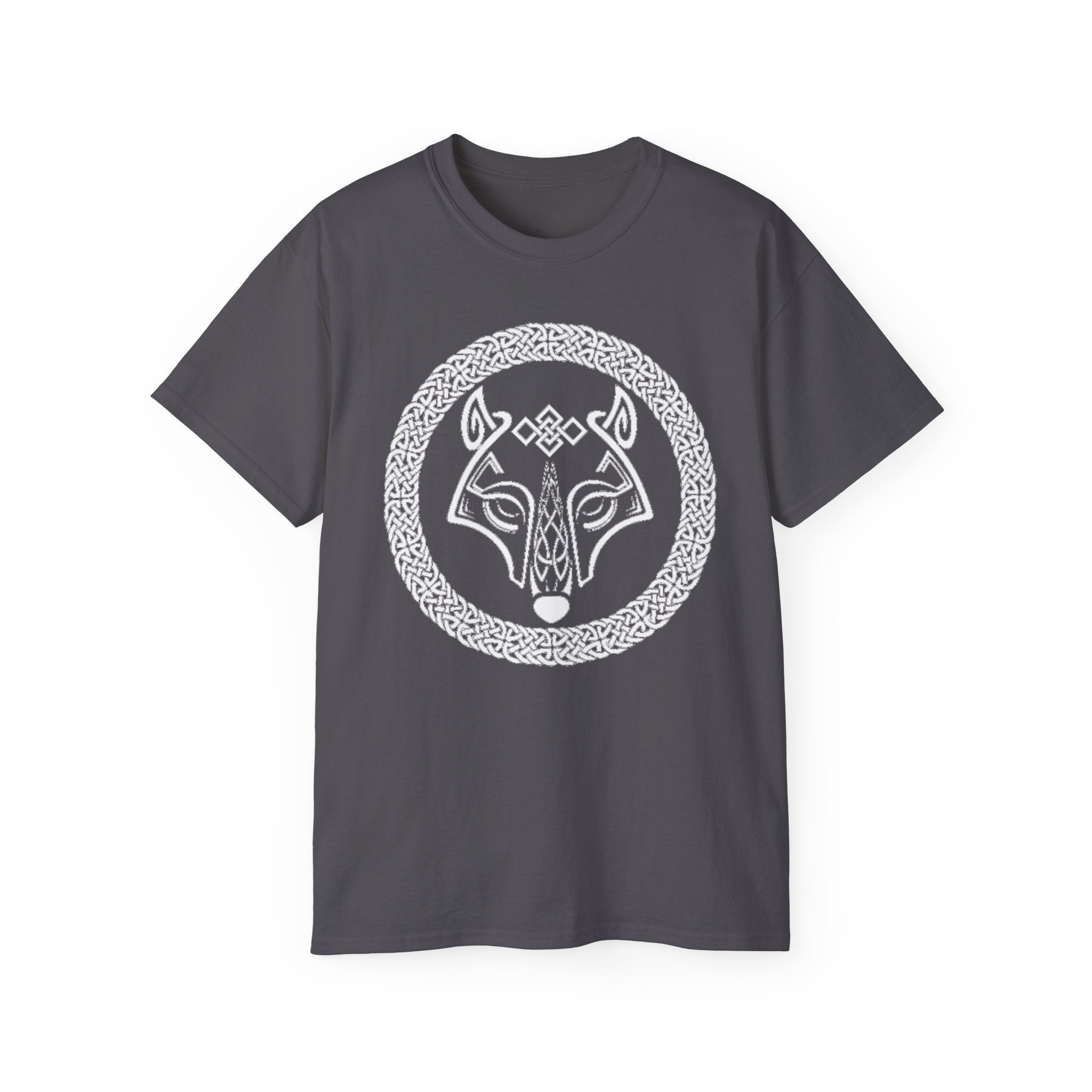 Celtic Wolf T-Shirt — Norse Knotwork Wolf Head Tee
