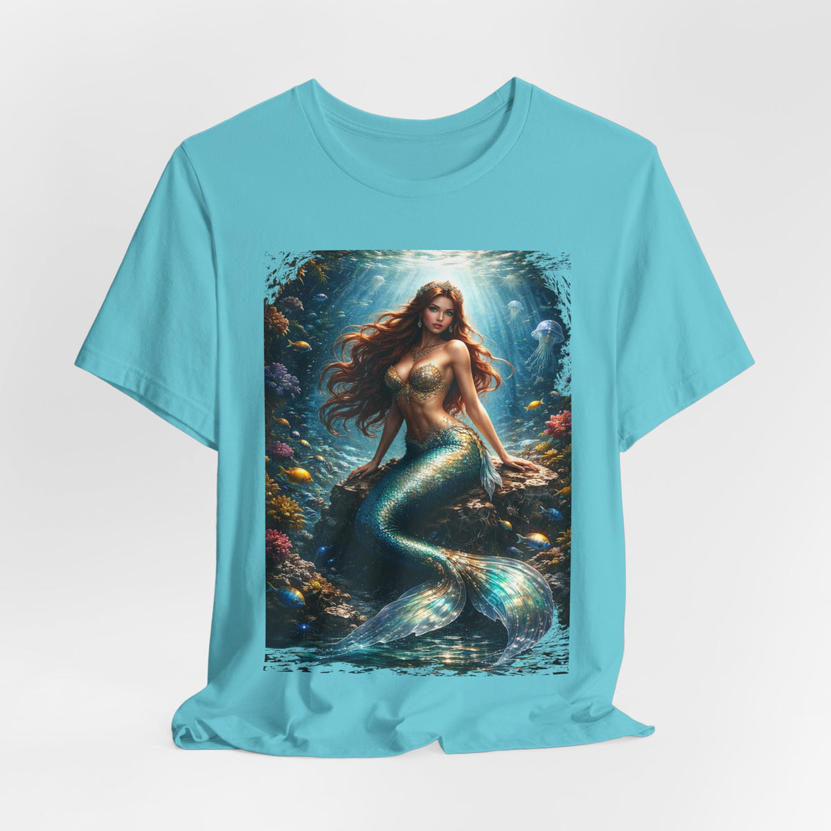Mermaid Fantasy T-Shirt — Underwater Ocean Siren Graphic Tee