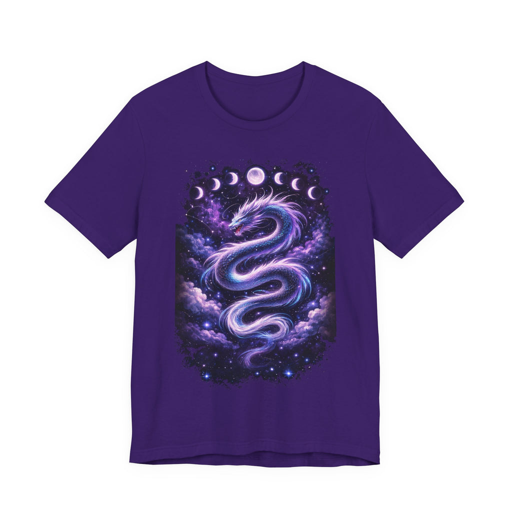 Mystic Moon Dragon T-Shirt — Cosmic Lunar Phases Tee