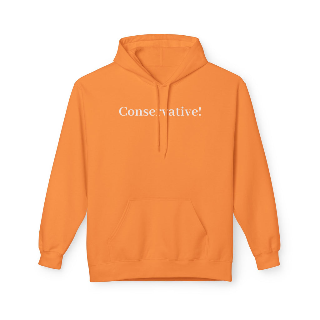 Conservative! Hoodie — Minimalist Political Pullover for Conservatives