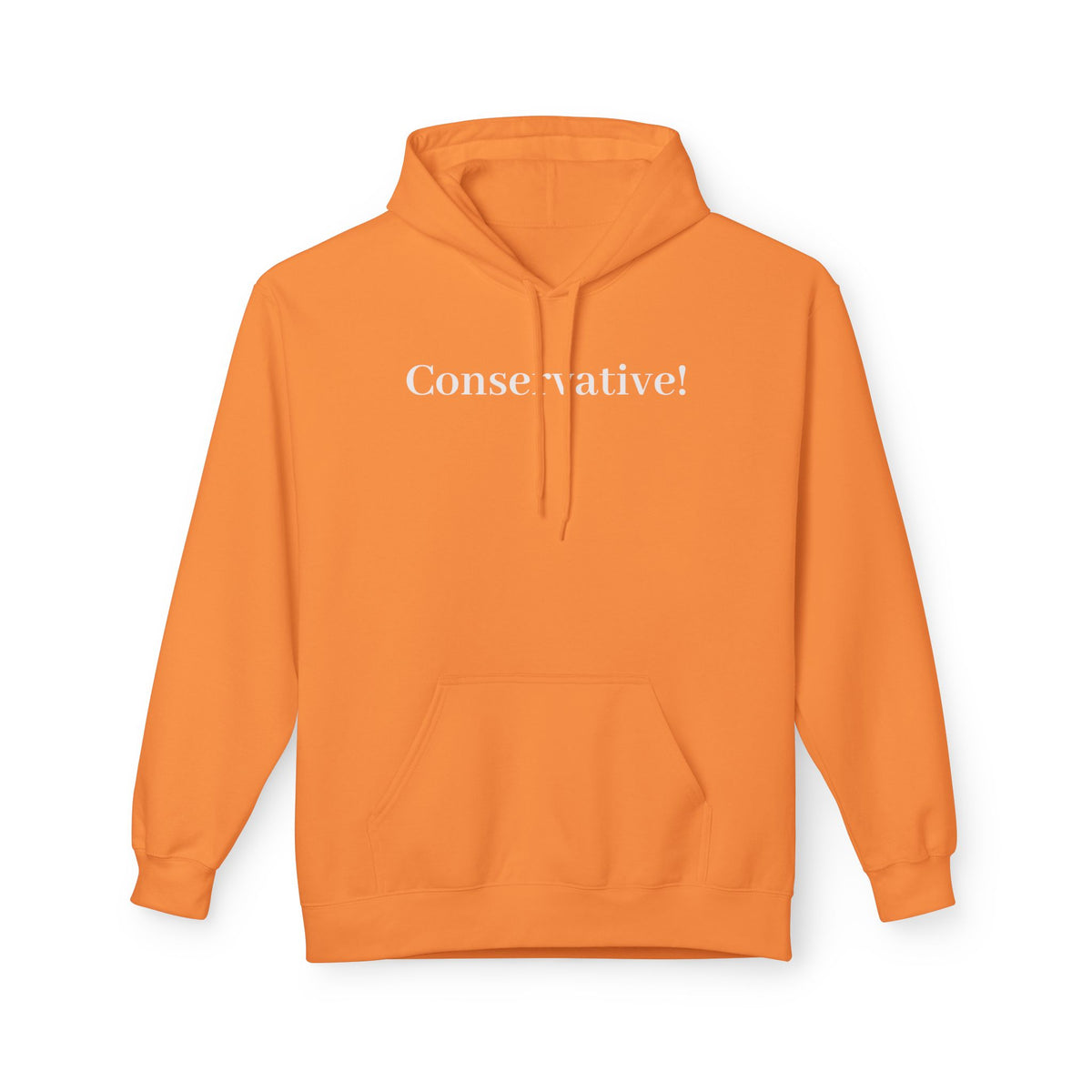 Conservative! Hoodie — Minimalist Political Pullover for Conservatives