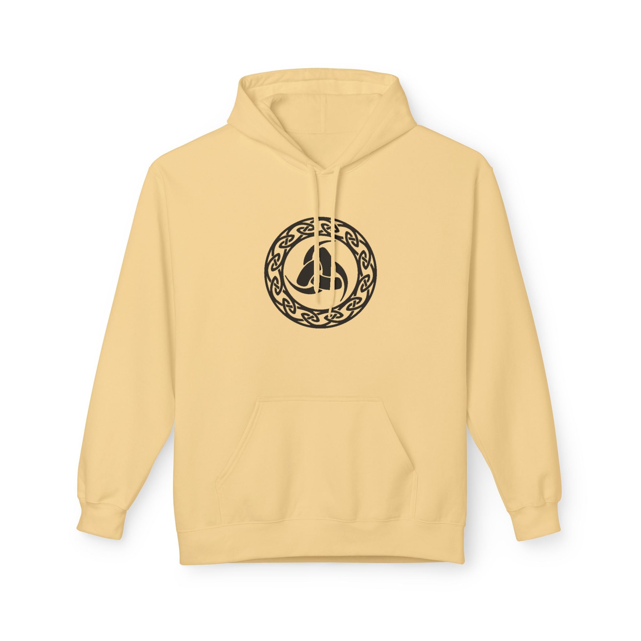 Viking Helm Knot Hoodie — Norse Valknut Symbol -The Triple Horn of Odin – The Horn Triskelion