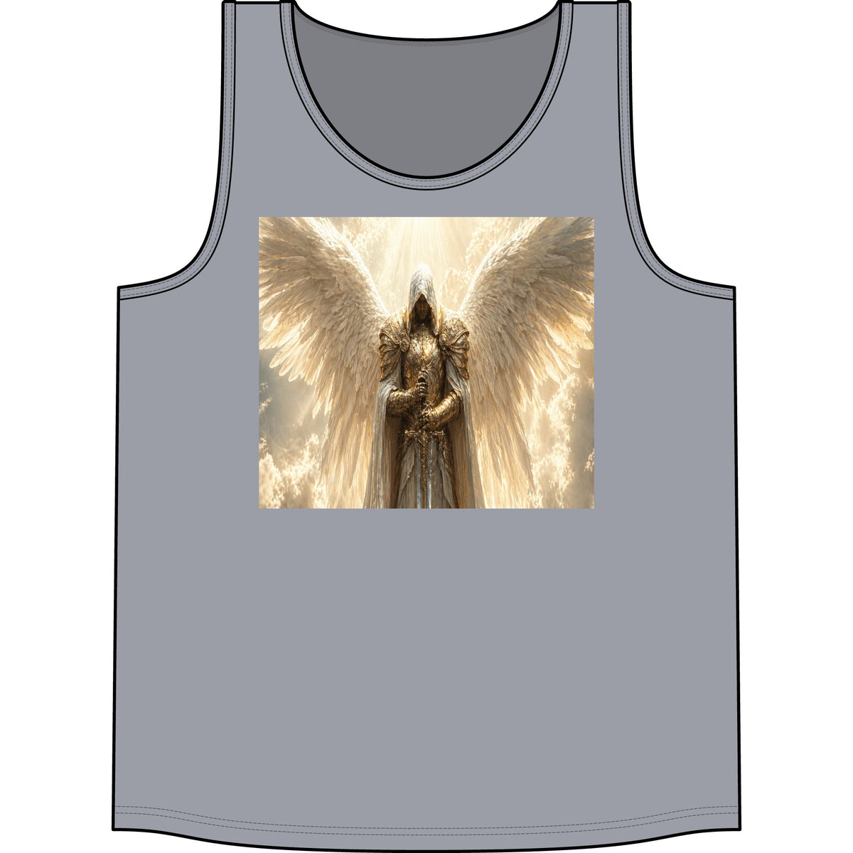 Angel Wings Tank Top – Golden Guardian Concert Graphic Tank