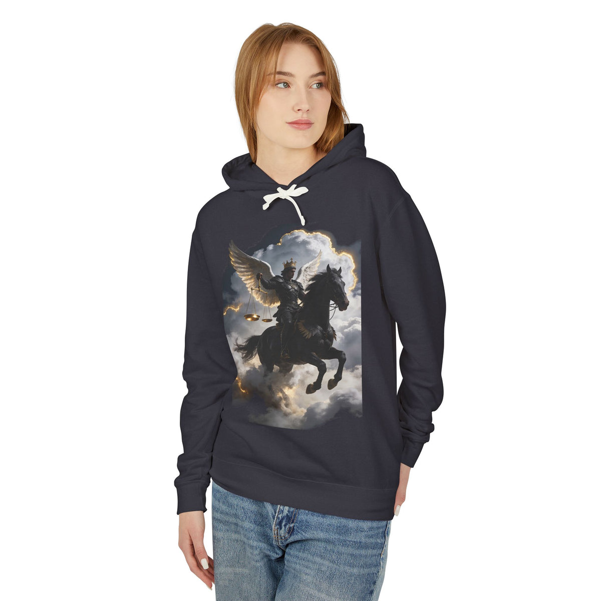 The black horse from Revelation 6:5-6-hoodie!