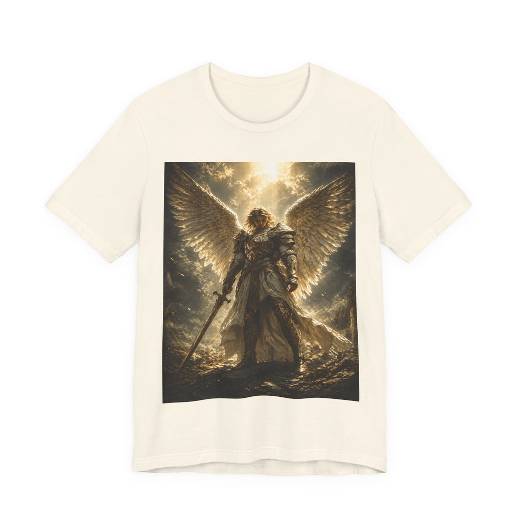 Angel Warrior Graphic Tee — Celestial Armor Archangel T-Shirt