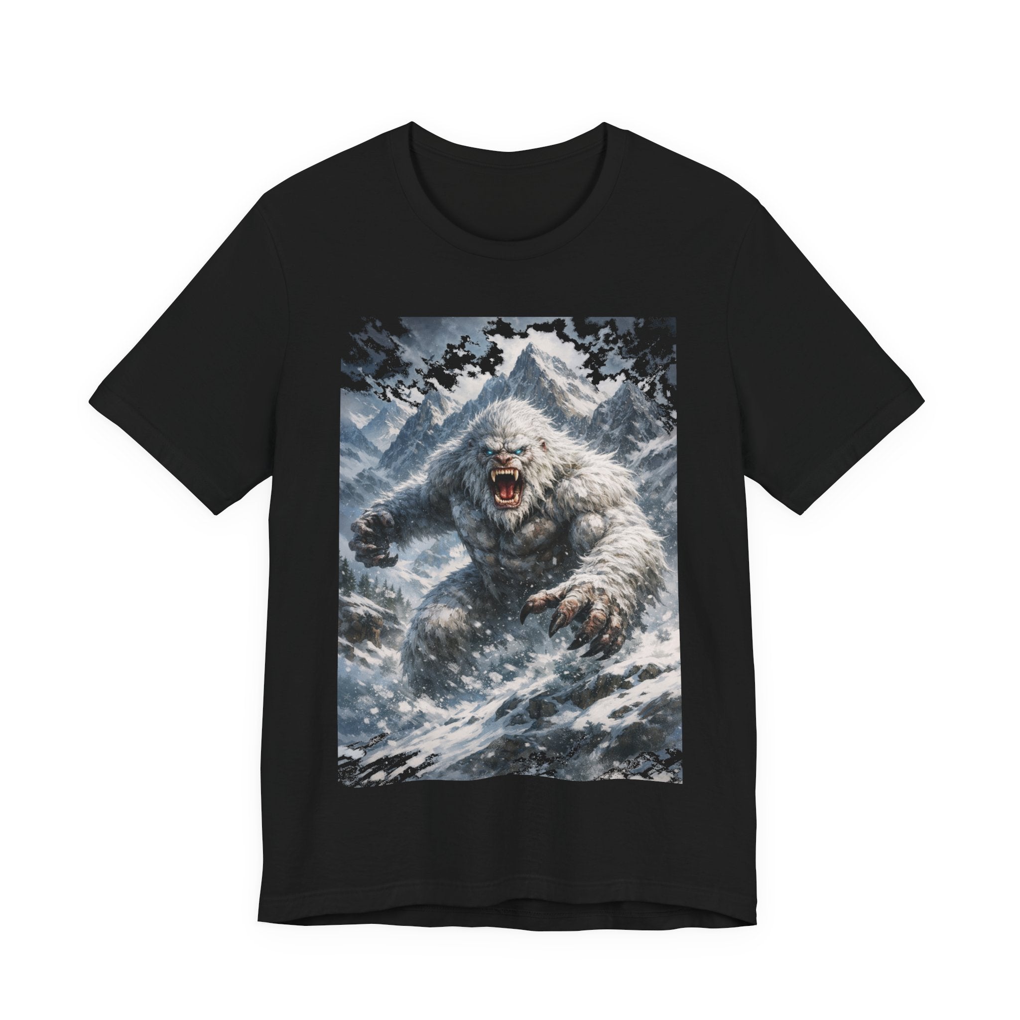 Yeti Monster Tee — Snowy Mountain Sasquatch Graphic T-Shirt