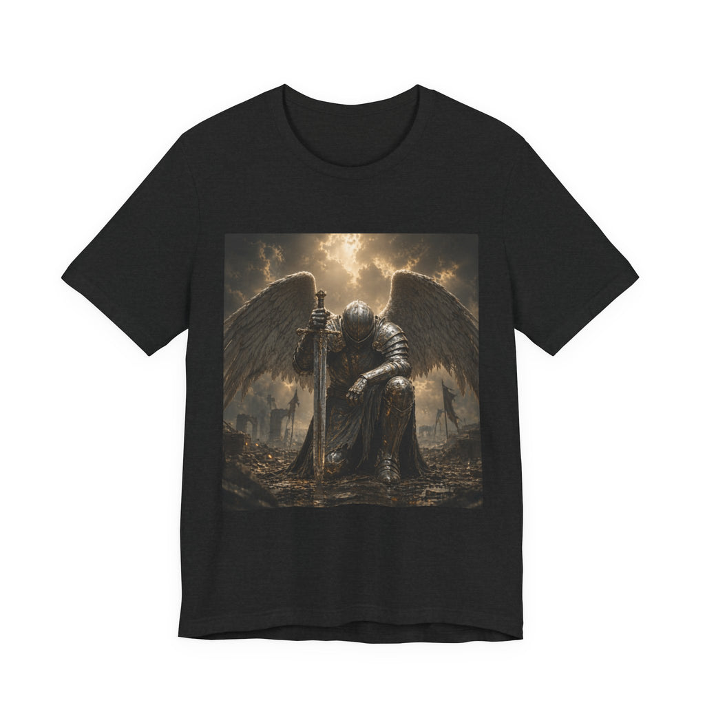 Angel Knight T-Shirt — Gothic Dark  Armor Tee
