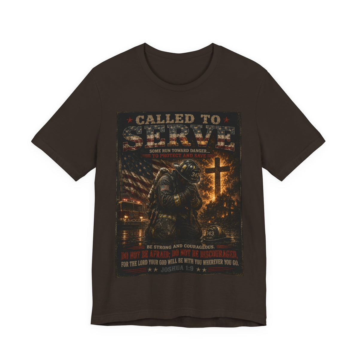 Called to Serve Graphic Tee — Military Christian Prayer T-Shirt