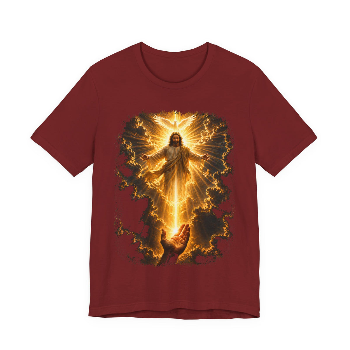 Jesus Ascension Tee — Radiant Resurrection Christian T‑Shirt