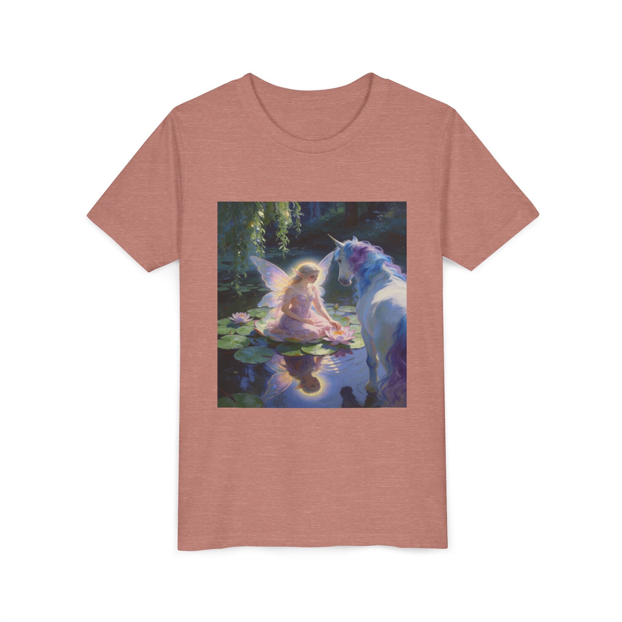 Youth Tee — Fairy and Unicorn Magic Print