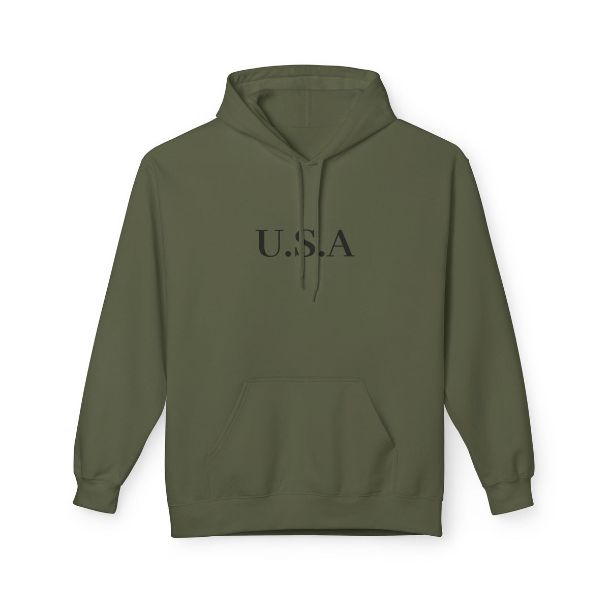 USA Minimalist Hoodie - Classic Patriotic Pullover