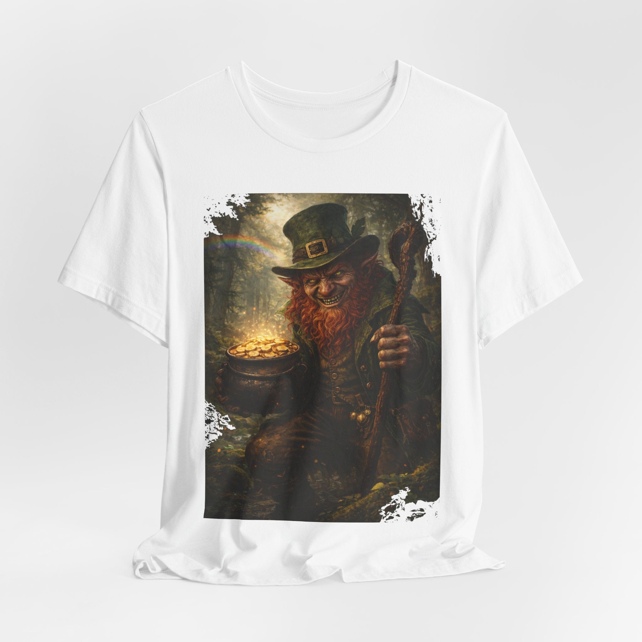 Leprechaun Gold Pot T‑Shirt — Vintage St. Patrick’s Day Lucky Charm Tee