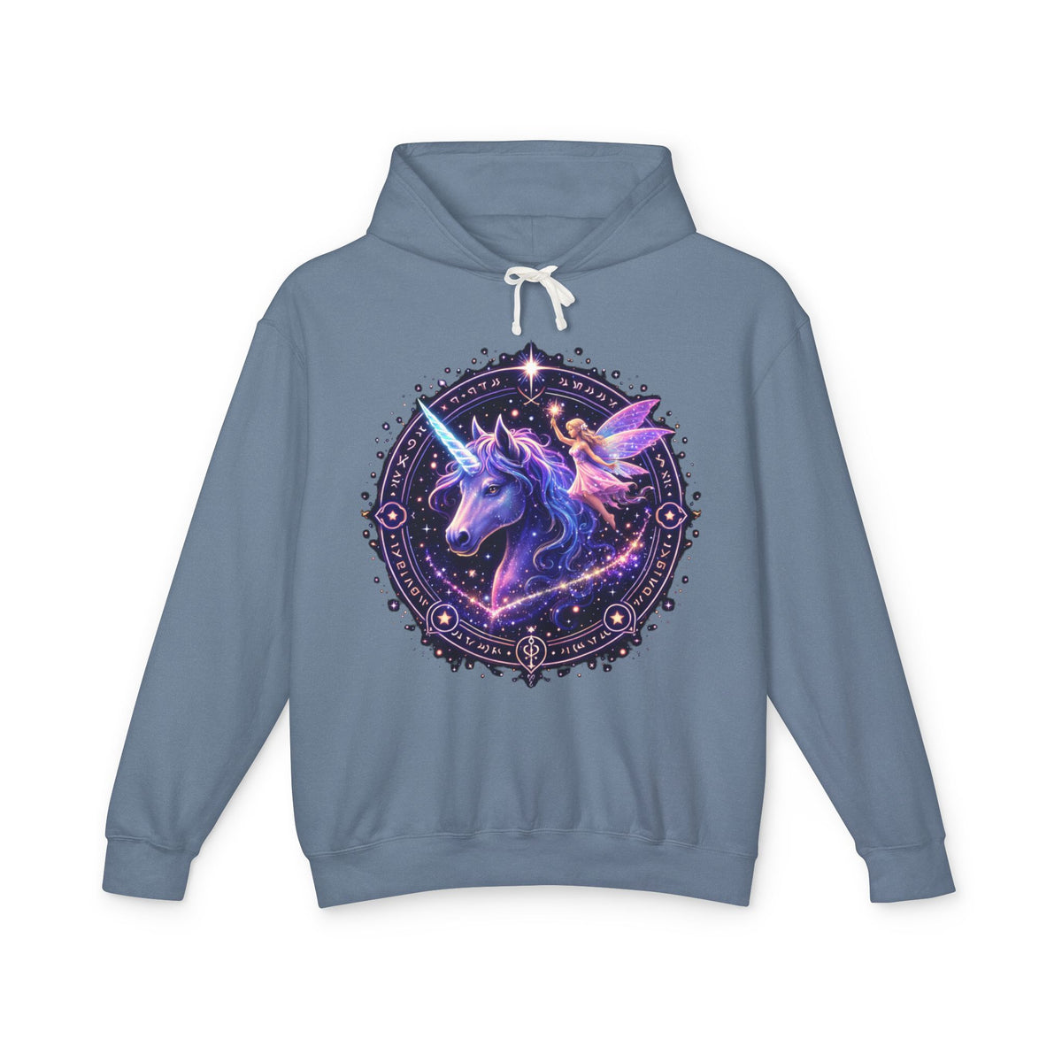 Unicorn Mandala Hoodie — Magical Celestial Unicorn Graphic Sweatshirt