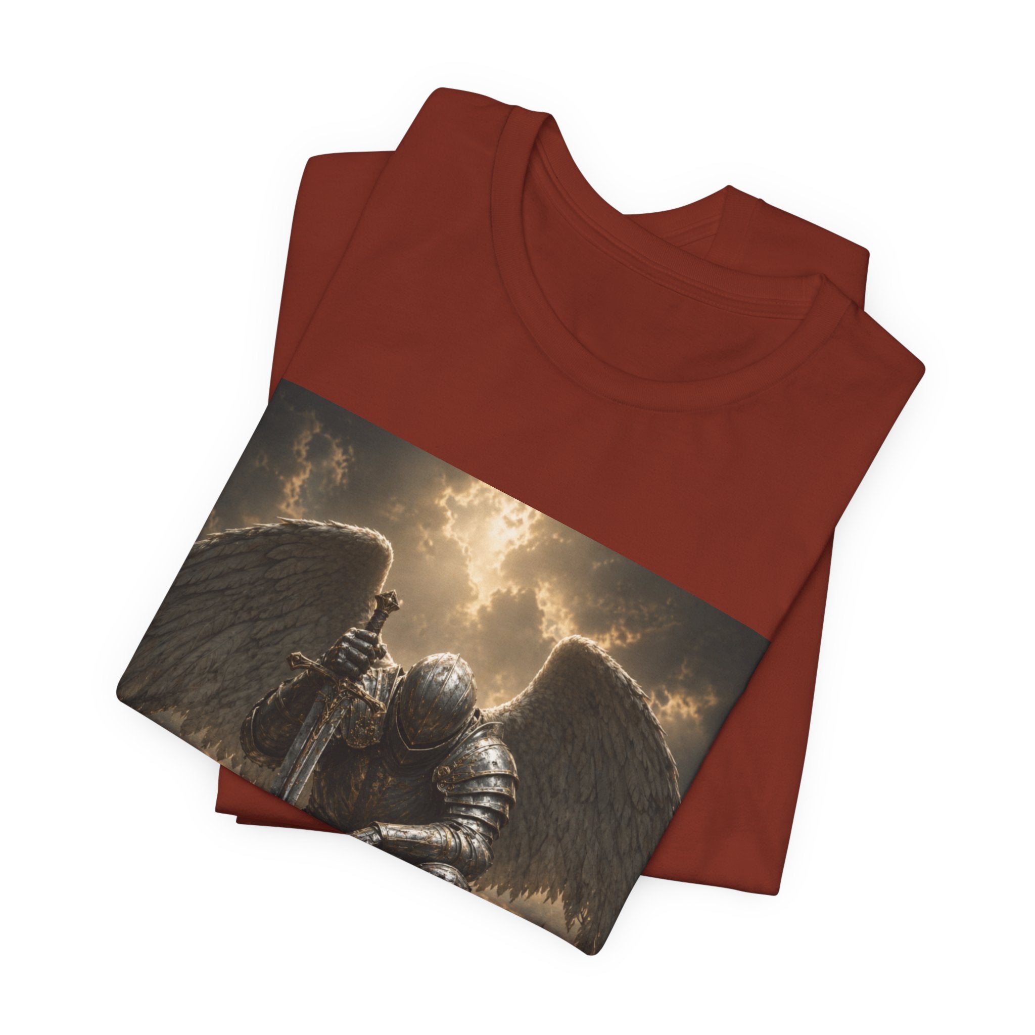 Angel Knight T-Shirt — Gothic Dark  Armor Tee