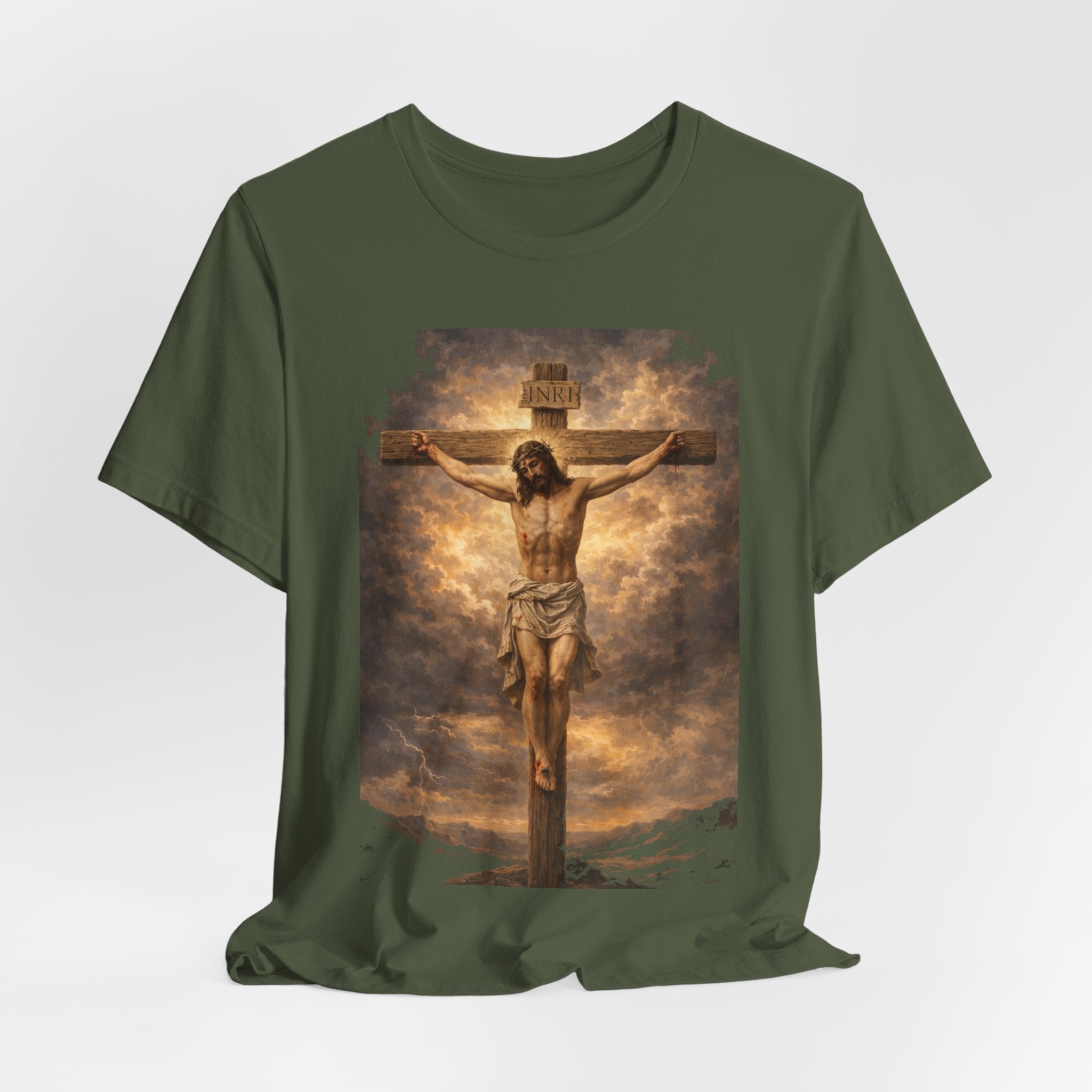 Crucifixion Jesus T‑Shirt — 3:16 Religious Christian Graphic Tee for Easter & Faith