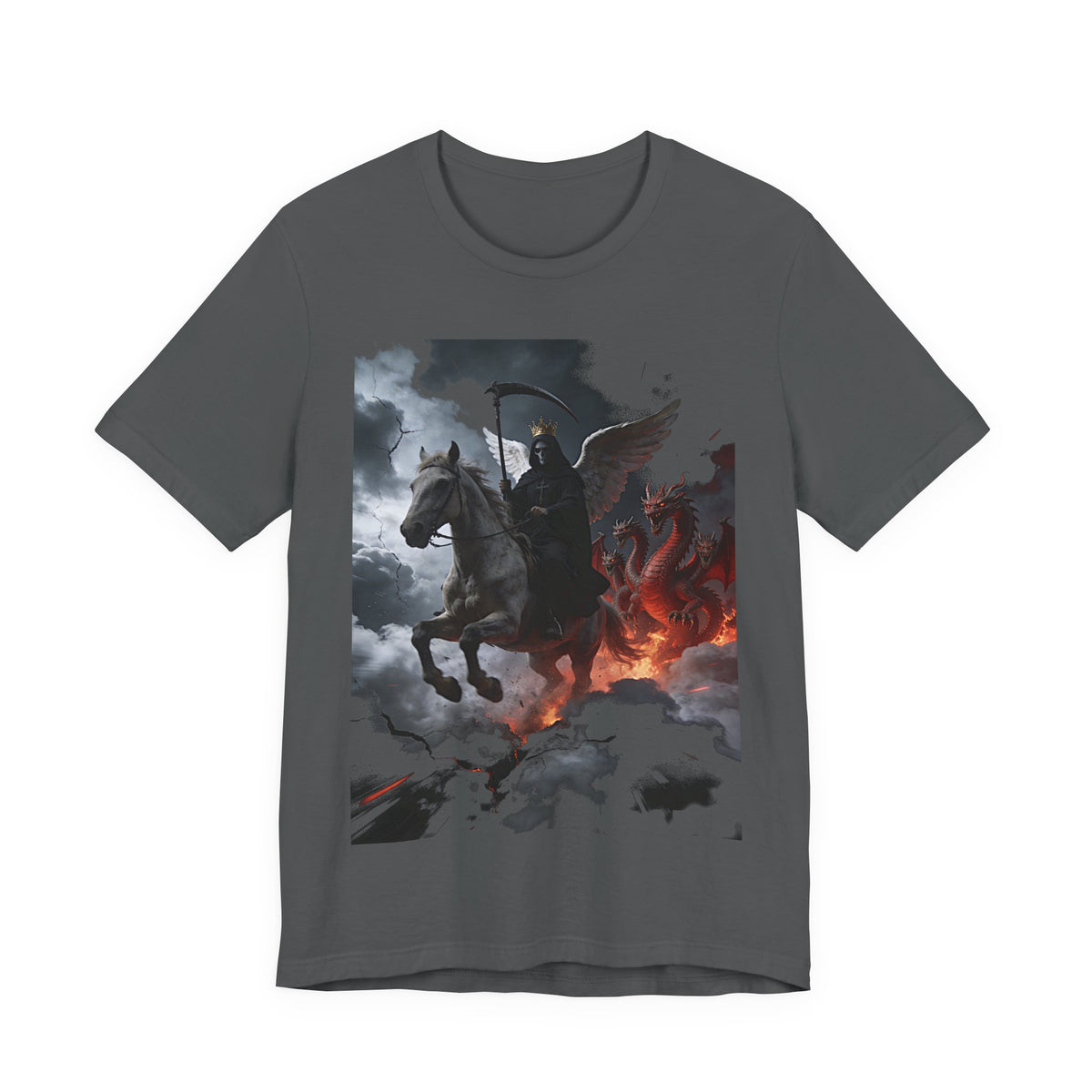 The Pale horse from Revelation 6:7-8-End of Times- Graphic T-Shirt