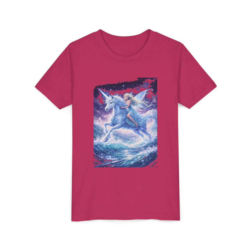 Youth Tee — Magical Unicorn Rider Fantasy Shirt