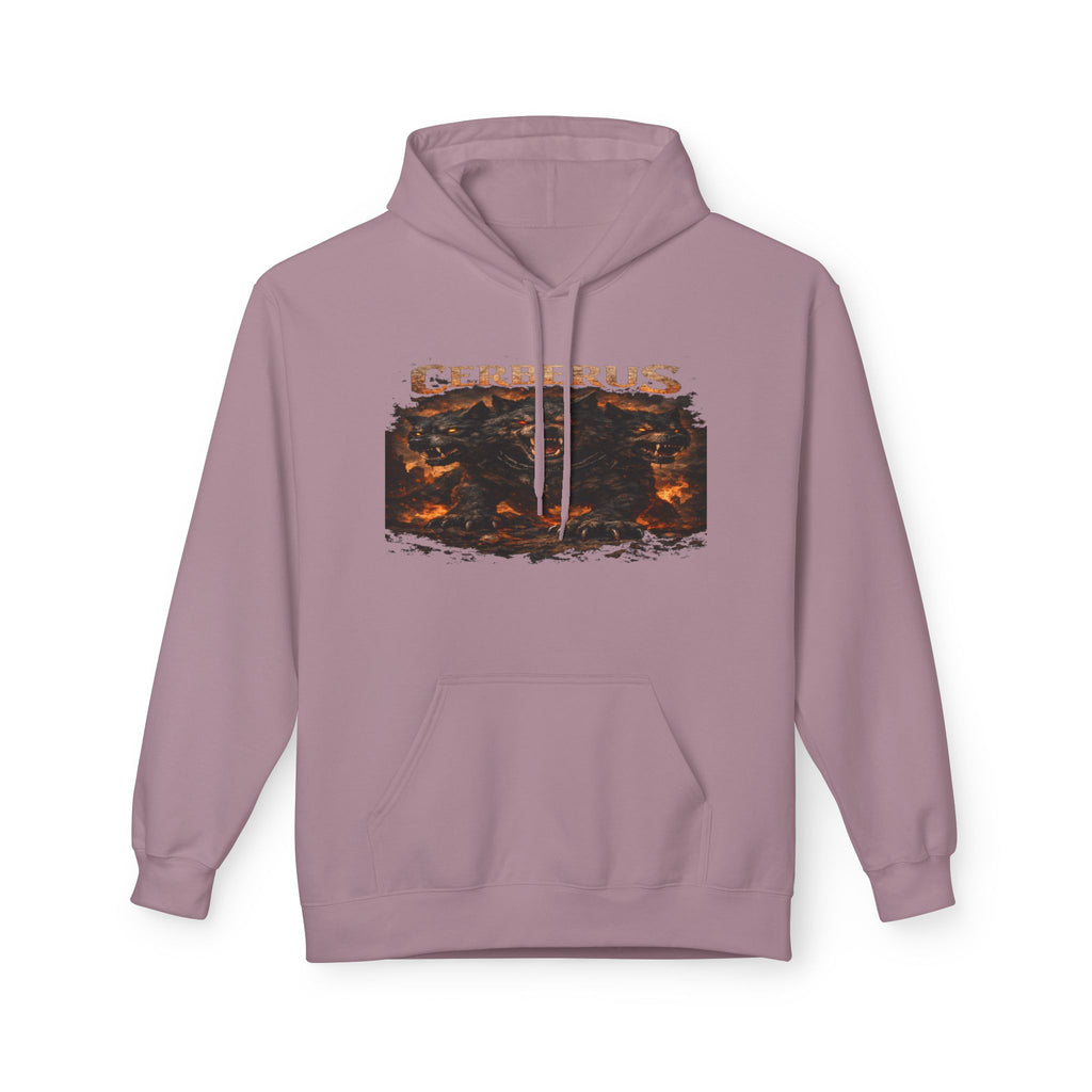 Gerberus Mythic Dog Hoodie — Fiery Cerberus Graphic Sweatshirt
