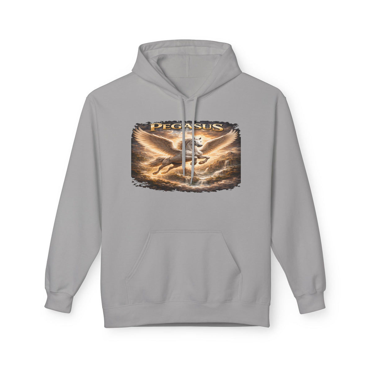 Pegasus Mythic Hoodie — Vintage Flying Horse Graphic