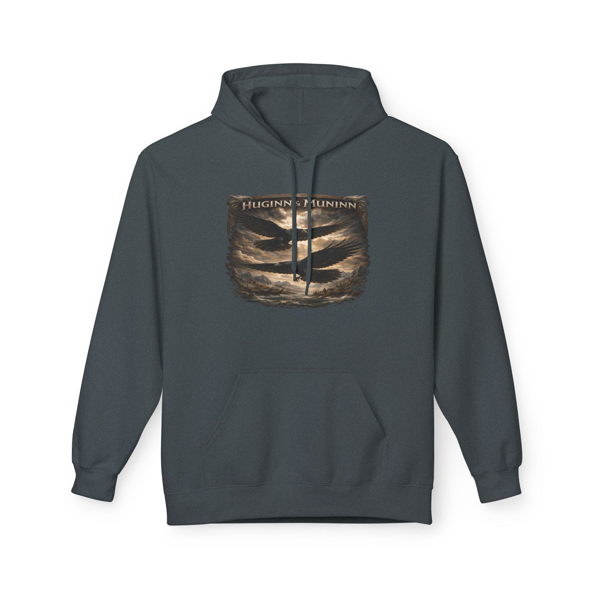 Huginn and Muninn – The Twin Ravens of Odin -cotton Pullover